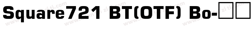 Square721 BT(OTF) Bo字体转换